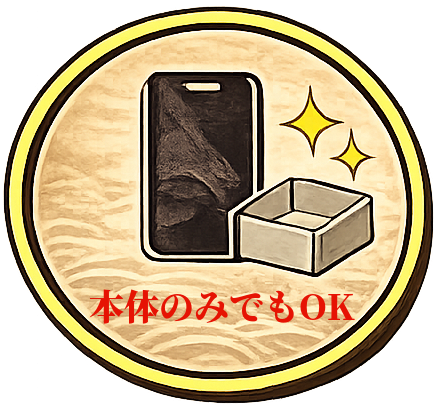 本体のみでもOK